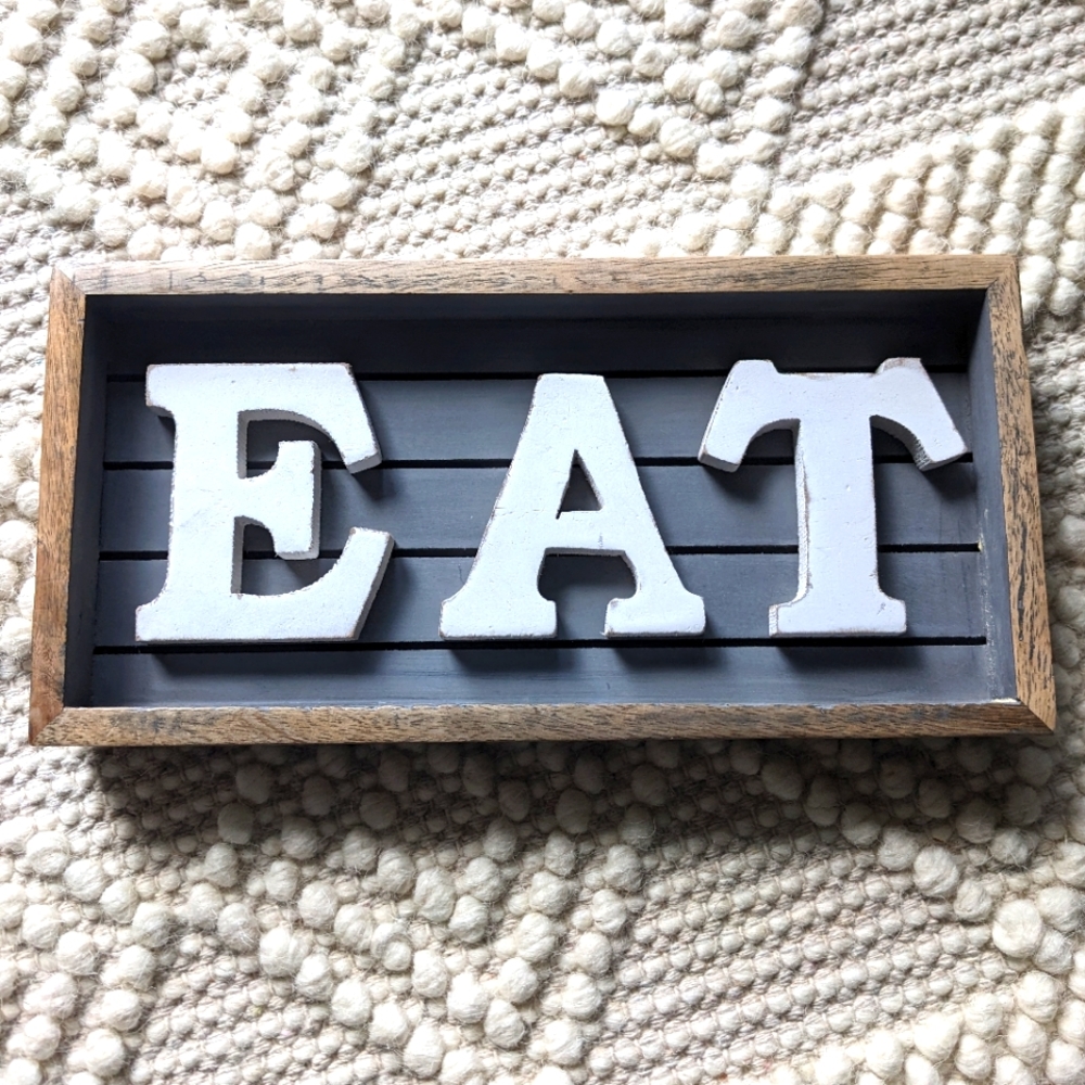 🔴SOLD🔴Wall decor "EAT" - Picture 1 of 3